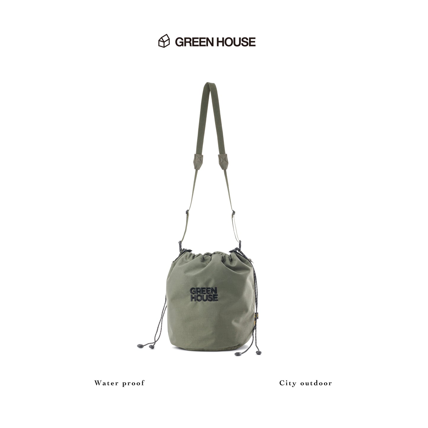 GREEN HOUSE Urban Outdoor Bag in Exclusive Green Cordura