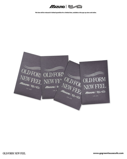 Mizuno Sportstyle and WELL DONE Present “OLD FORM, NEW FEEL”  Scent Sheet