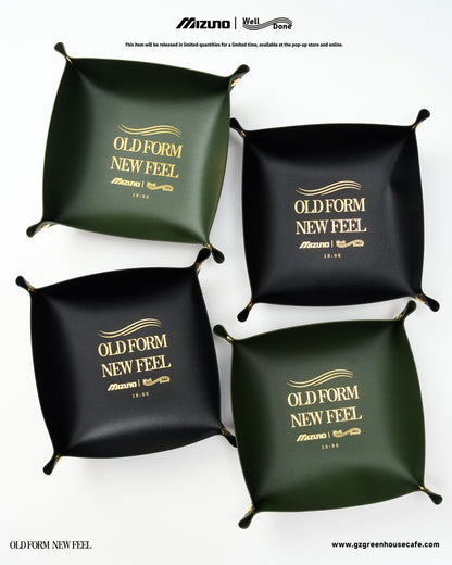 Mizuno Sportstyle and WELL DONE Present “OLD FORM, NEW FEEL”  Storage Tray — Green / Black