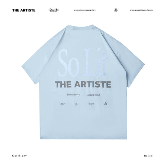 So Lit Quick-Dry Reveal T-Shirt SKY BLUE