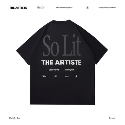 So Lit Quick-Dry Reveal T-Shirt Black
