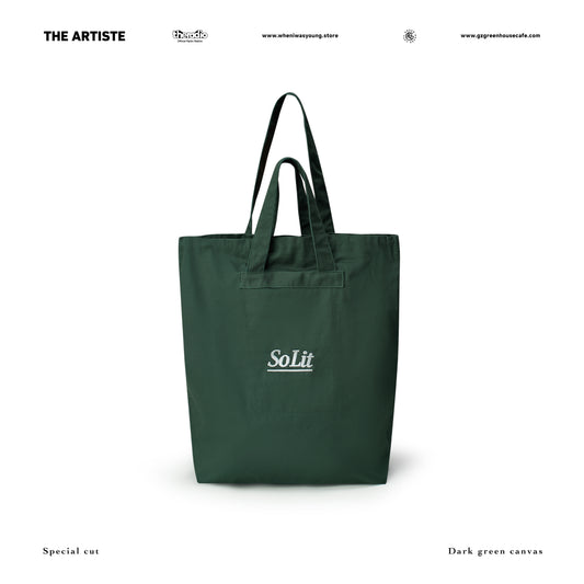 So Lit Drawstring Shoulder Tote