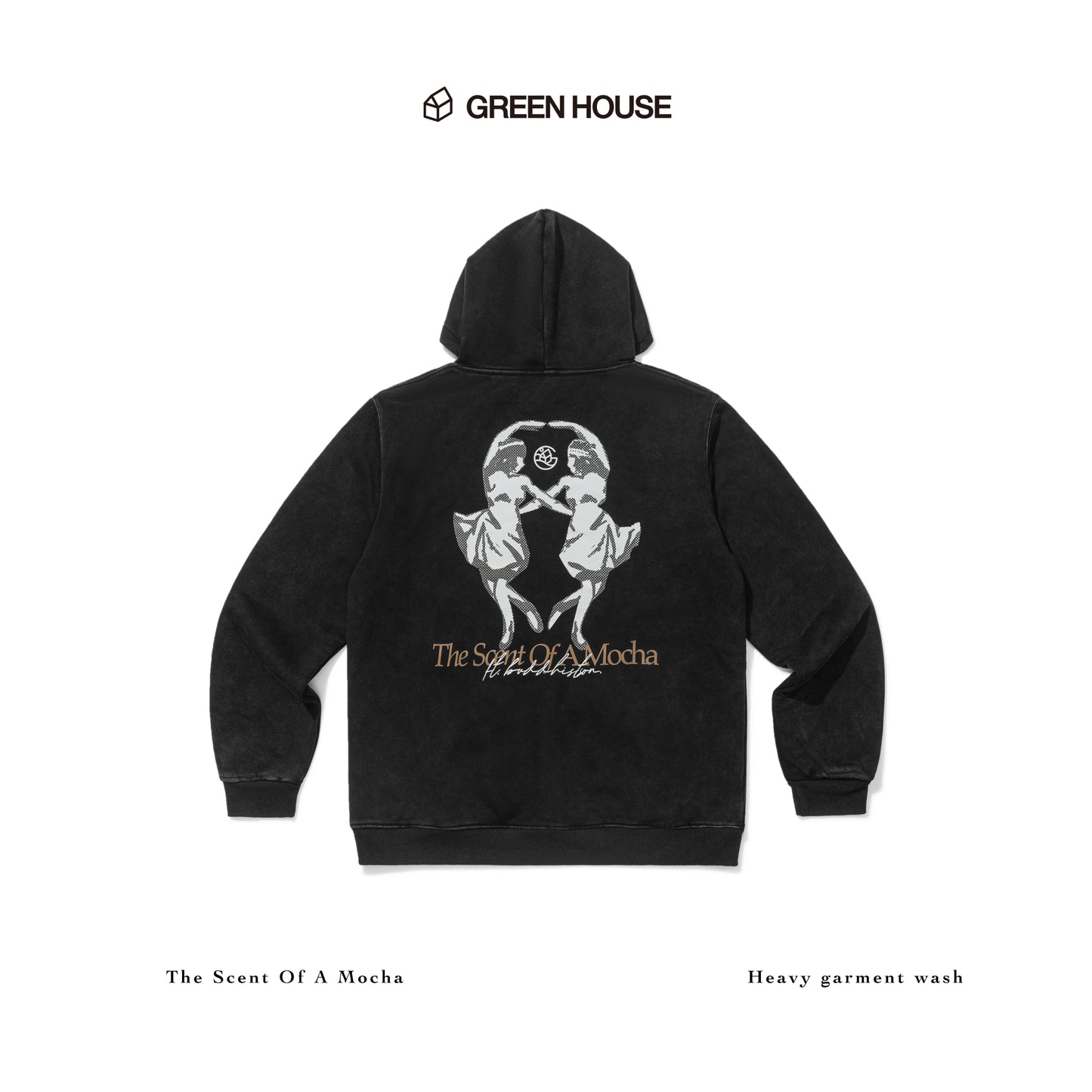 GREEN HOUSE “The Scent Of A Mocha” Series Hooded Sweatshirt