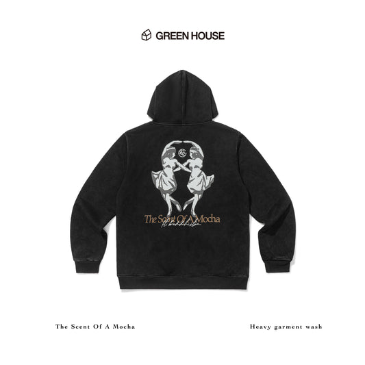 GREEN HOUSE “The Scent Of A Mocha” Series Hooded Sweatshirt