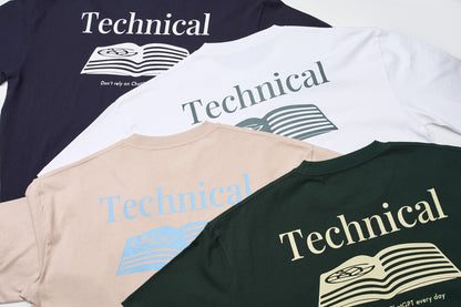 TECHNICAL Knowledge Series – Multicolour Navy blue Tee