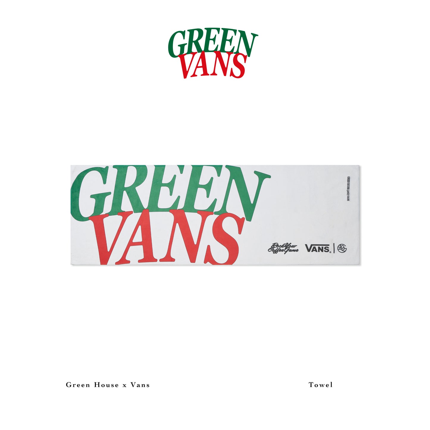 GREEN HOUSE “GREEN VANS” Series Sports Towel