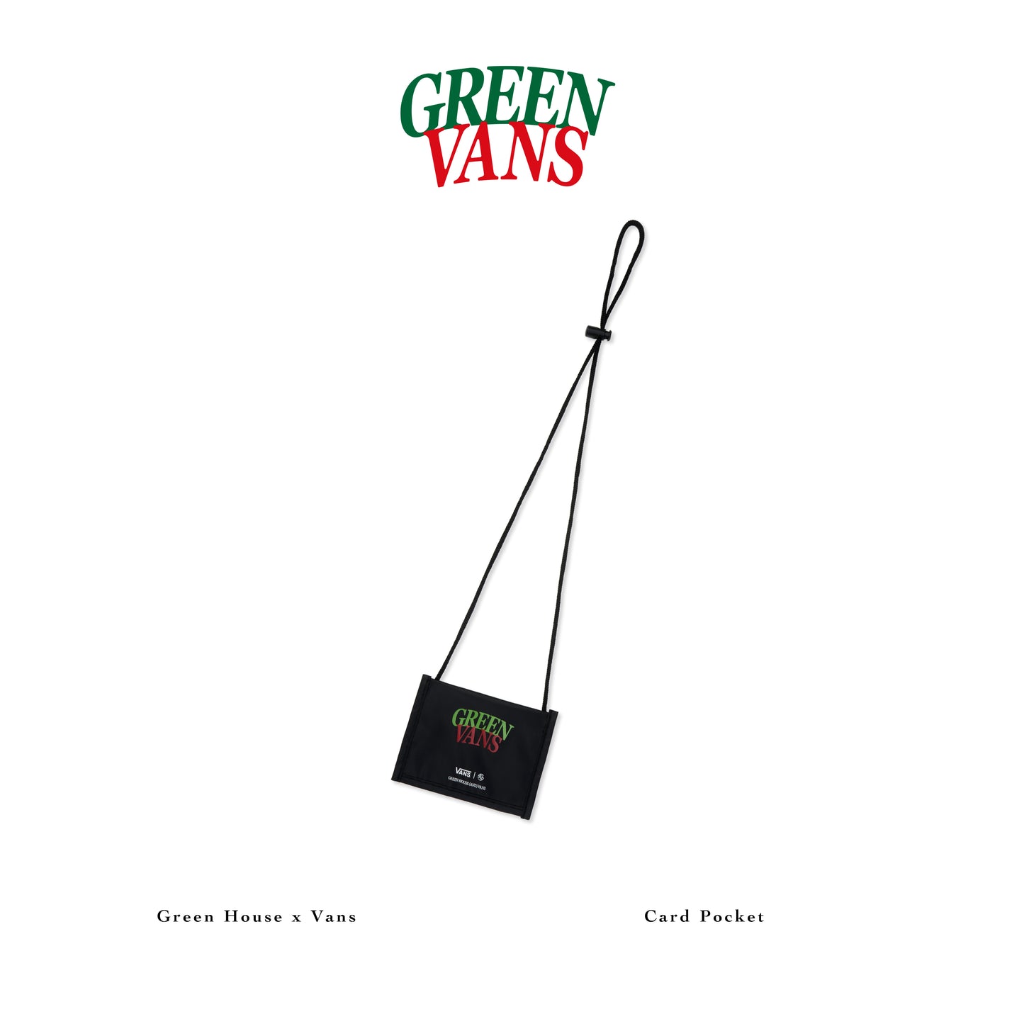 GREEN HOUSE “GREEN VANS” Series Black Waterproof ID Card Holder