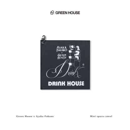 GREENHOUSE x AYAKA FUKANO "DRINK HOUSE" SERIES QUICK-RELEASE SPORTS TOWEL