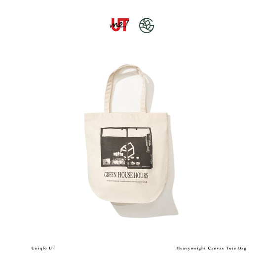 UNIQLO X GREEN HOUSE  “GREEN HOUSE HOURS” WINDOW BAG